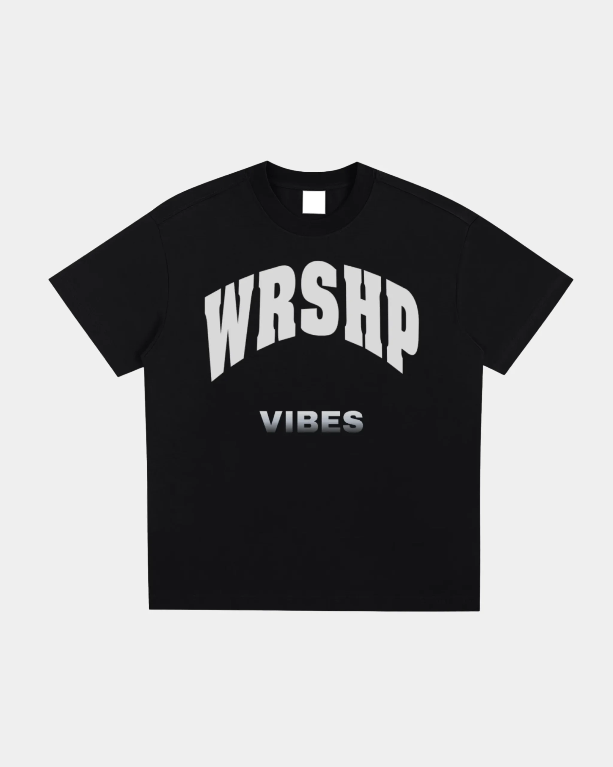 WRSHP VIBES Tee | Black